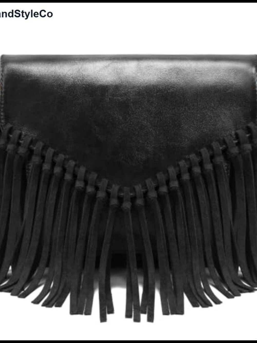 Fringe Crossbody Bag for Women | Vegan Leather Purse with Tassels | Adjustable